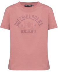 Dolce & Gabbana - T-Shirt With Logo - Lyst
