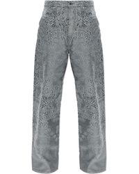Amiri - Jeans With Paisley Pattern - Lyst