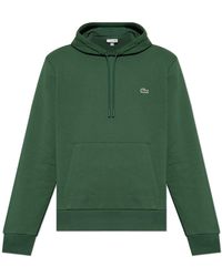 Lacoste - Cotton Kangaroo Pocket Hoodie - Lyst