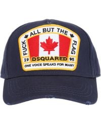 DSquared² Canadian Patch Baseball Cap Navy - Blue