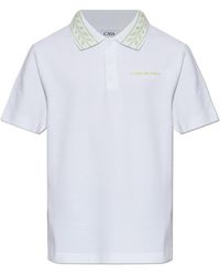 CASABLANCA - Polo With Logo - Lyst