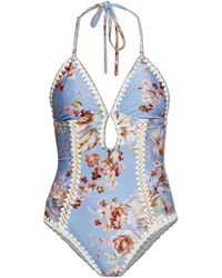 Zimmermann - One-Piece Swimsuit With Floral Motif - Lyst