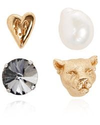 forte_forte - Set Of Four Asymmetric Earrings - Lyst
