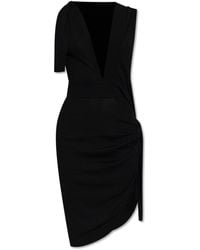 Ferragamo - Dress With Decorative Ties - Lyst