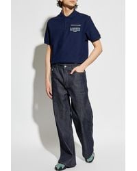 LACOSTE RUNWAY - Jeans With Logo - Lyst