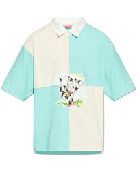 KENZO - Polo With A Colorful Patch - Lyst