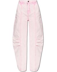 ROTATE BIRGER CHRISTENSEN - Jeans With Logo - Lyst