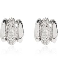 Kate Spade - Earrings With Shimmering Crystals - Lyst