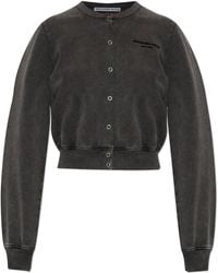 Alexander Wang - Sweatshirt With Embroidered Logo - Lyst