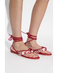 DSquared² - 'Rebel Hibiscus' Sandals - Lyst