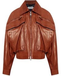 Versace - Leather Jacket - Lyst