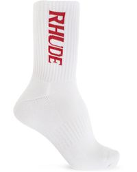 Rhude - Socks With Logo - Lyst