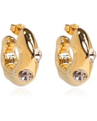 forte_forte - Earrings With A Shimmering Crystal - Lyst