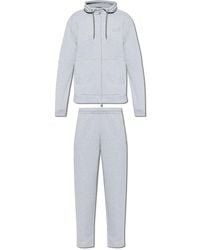 EA7 - Set: Sweatshirt And Trousers From The Sustainability Collection - Lyst