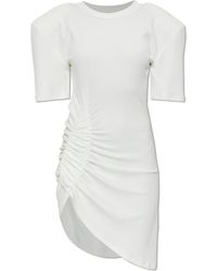 The Mannei - Ribbed Dress With Draping - Lyst