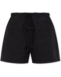Fear Of God - Cotton Shorts With Logo Patch - Lyst