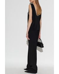 Sportmax - Top 'Afa' With Shiny Trim - Lyst