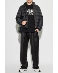 Versace - Puffer Jacket With Stand-Up Collar - Lyst