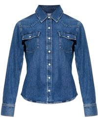 FRAME - Denim Shirt With Pockets - Lyst