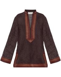 Tory Burch - Linen Top - Lyst