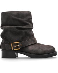 MICHAEL Michael Kors - Suede Ankle Boots 'Colby' - Lyst