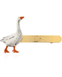 Moschino - Hair Clip With A Goose Motif - Lyst