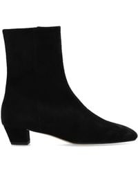 Aeyde - Suede Heeled Ankle Boots 'Yasmin' - Lyst