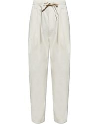 Dolce & Gabbana - Loose-Fit Pleated Trousers - Lyst