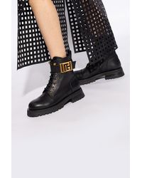 Balmain - 'Combat' Boots - Lyst