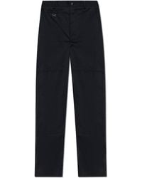 Dolce & Gabbana - Cotton Trousers With Stitching - Lyst