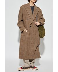 Maison Margiela - Double-Breasted Coat With A Single Vent - Lyst