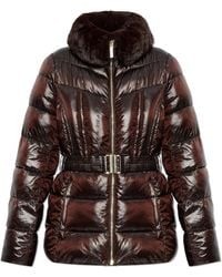 MICHAEL Michael Kors - Padded Jacket With Faux Fur - Lyst