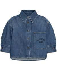 Givenchy - Short Denim Jacket - Lyst