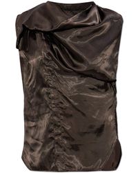 Rick Owens - Draped Top 'Island' - Lyst
