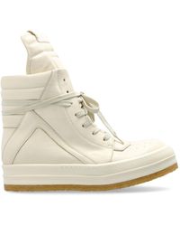Rick Owens - Leather Shoes 'Creep Geobasket' - Lyst