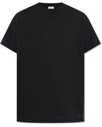 Burberry - T-shirt With A Patch, - Lyst