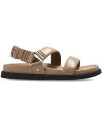 Max Mara - Leather Sandals 'Macro' - Lyst
