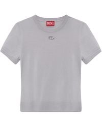 DIESEL - Wool Top 'M-Aline' - Lyst