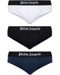 Palm Angels - Three-Pack Of Briefs With Logo - Lyst