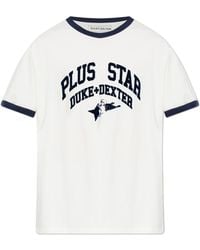 Duke & Dexter - T-Shirt With Logo - Lyst