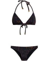 Tom Ford - Two-Piece Swimsuit With Animal Print - Lyst
