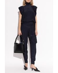 Lanvin - Asymmetrical Cut Top - Lyst
