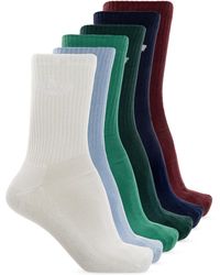 adidas Originals - Six-Pack Of Socks - Lyst