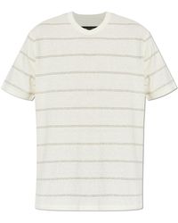 Rag & Bone - T-Shirt With A Striped Pattern - Lyst