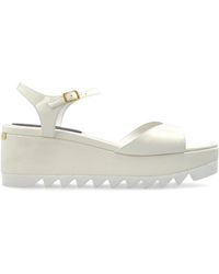 Stella McCartney - "Elyse" Wedge Sandals - Lyst