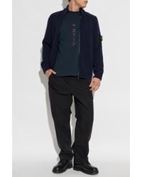 Stone Island - Wool Cardigan - Lyst