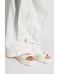 Stella McCartney - "Elyse" Wedge Sandals - Lyst