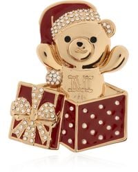 Max Mara - Teddy Bear-Shaped Brooch - Lyst