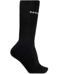 DSquared² - Cotton Socks With Logo - Lyst