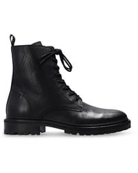 AllSaints - ‘Tobias’ Leather Ankle Boots - Lyst